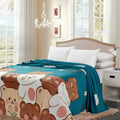 Cobija Infantil Matrimonial Antialérgica – Colección Estampada Amiga House (180x210 cm)
