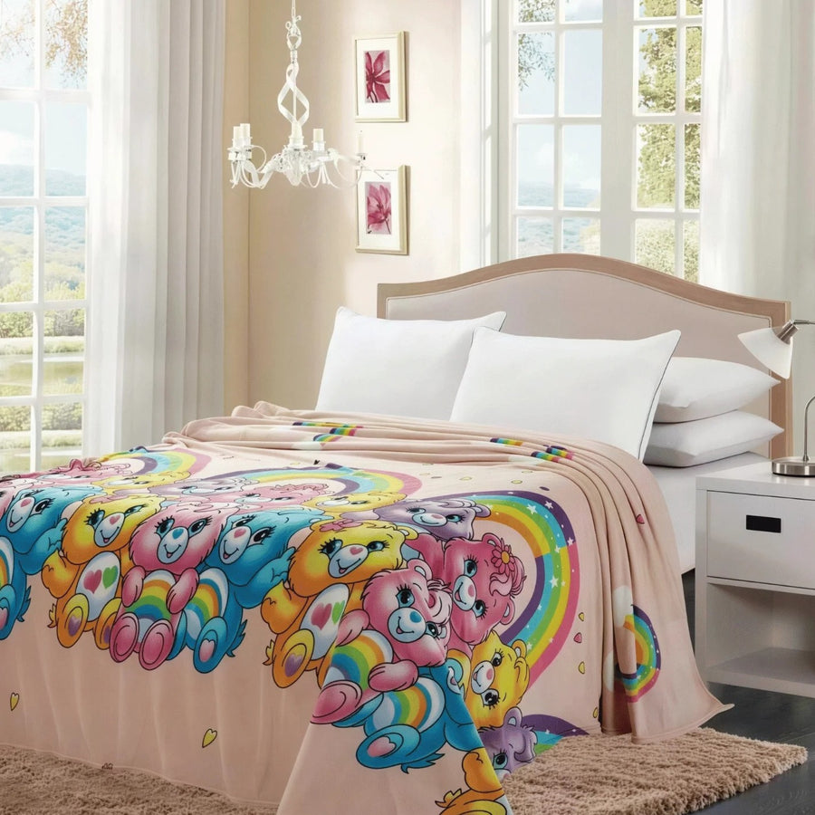 Cobija Infantil Matrimonial Antialérgica – Colección Estampada Amiga House (180x210 cm)