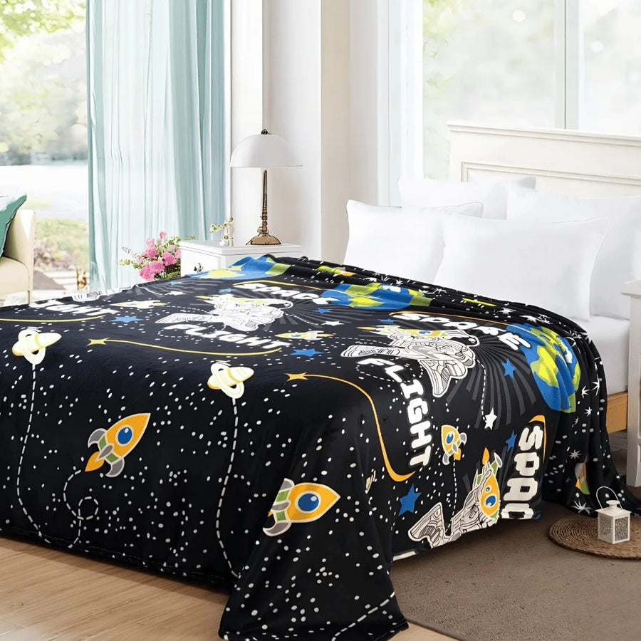 Cobija Infantil Matrimonial "Sueños Mágicos" – Manta Ultra Suave City Home Style (180x200 cm)