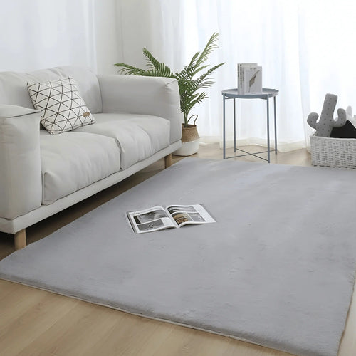 Alfombra de Sala Faux Rabbit 120x180 cm | Poliéster Premium