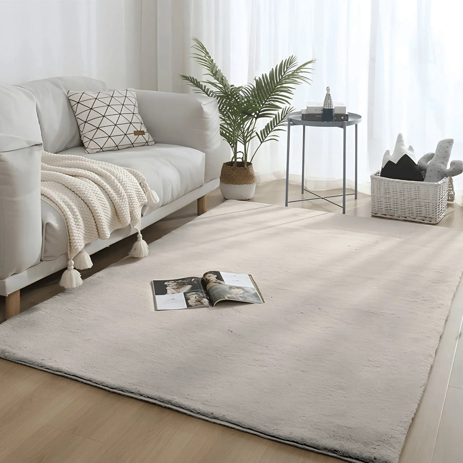 Alfombra de Sala Faux Rabbit 120x180 cm | Poliéster Premium