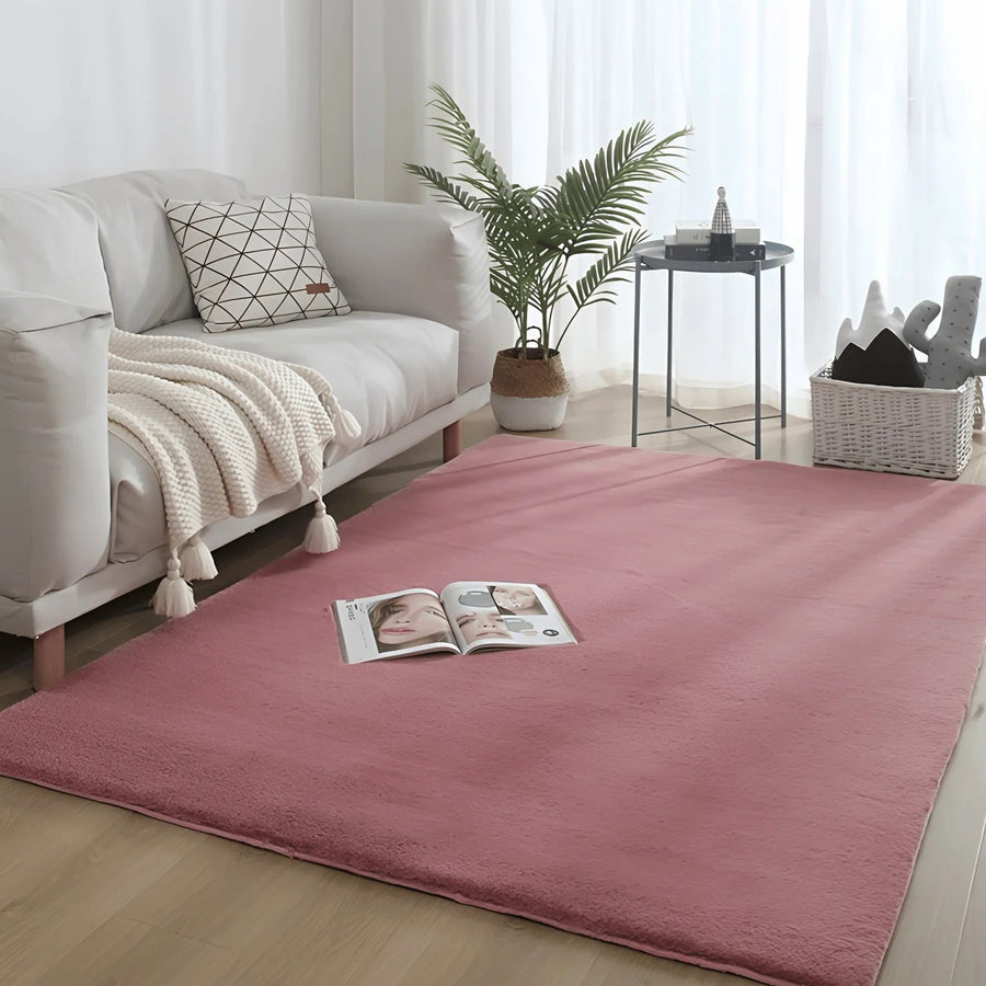 Alfombra de Sala Faux Rabbit 120x180 cm | Poliéster Premium
