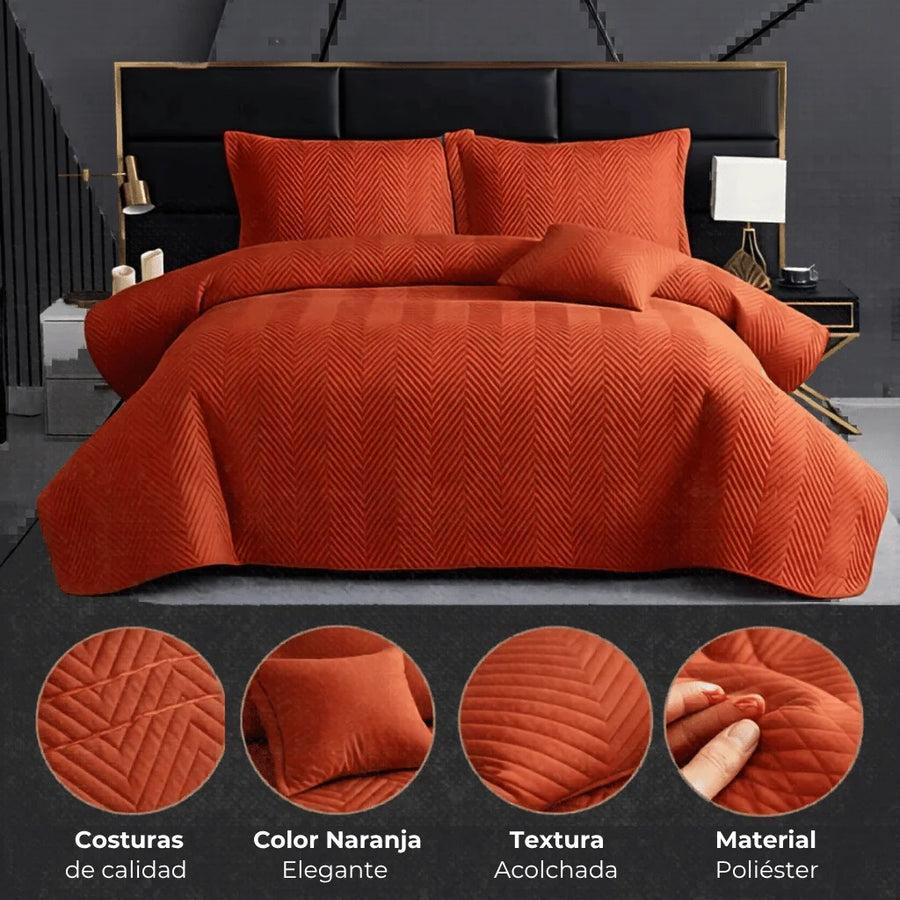 Edrecolcha Matrimonial Queen Lisa Mokka Collection – 230 x 230 cm