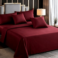 Set de Sábanas Lisas 6 Piezas King | Suavidad y Confort