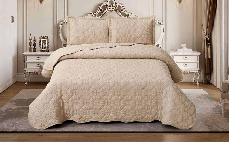 Edrecolcha Lisa Lemond Deluxe Individual| Set de Cubrecama Premium y Fundas Decorativas