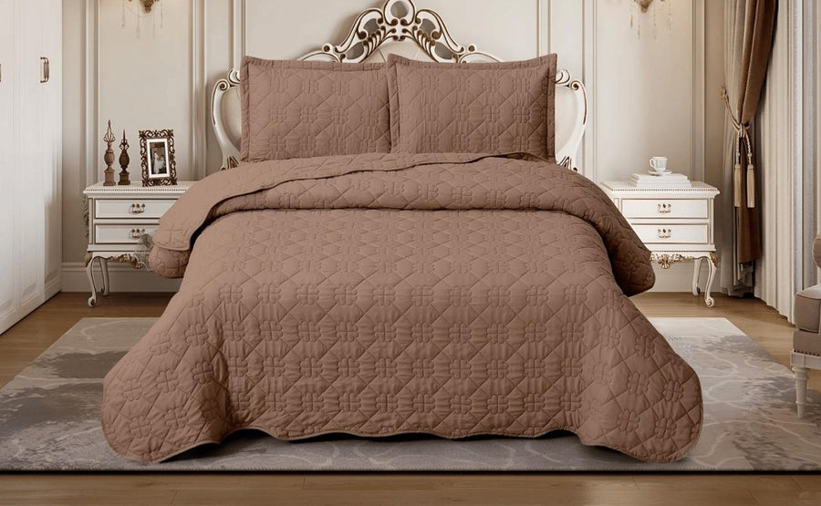 Edrecolcha Lisa Lemond Deluxe Individual| Set de Cubrecama Premium y Fundas Decorativas