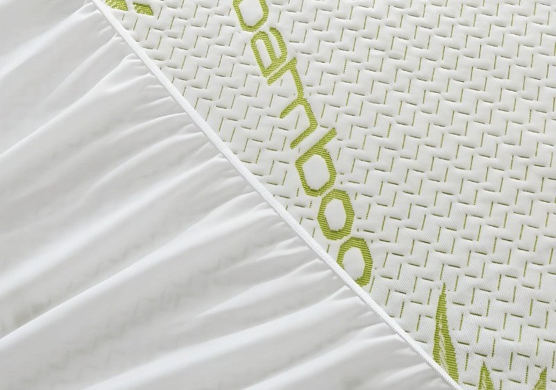 Protector de Colchón de Bambú Impermeable | Cubrecolchón Transpirable y Antibacteriano