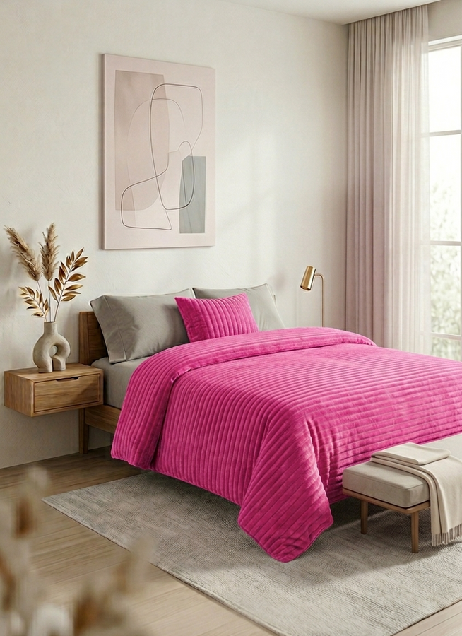 Cobija Matrimonial Antialérgica AMH 180x210 cm | Manta Suave de Microfibra Térmica