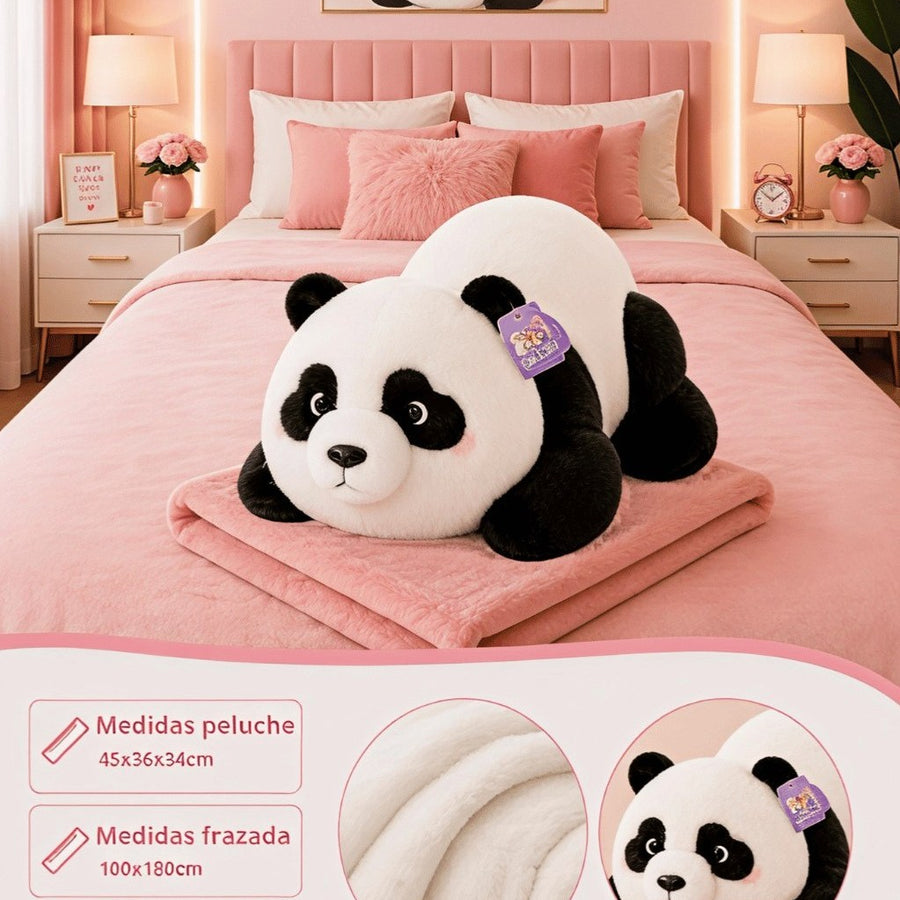 Peluche Almohada con Frazada Térmica 2 en 1 | Manta Suave de Poliéster (50x30 cm)