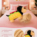 Peluche Almohada con Frazada Térmica 2 en 1 | Manta Suave de Poliéster (50x30 cm)