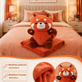 Peluche Almohada con Frazada Térmica 2 en 1 | Manta Suave de Poliéster (50x30 cm)