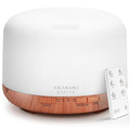 Difusor de Aromaterapia Asakuki 500ml – Humidificador Ultrasónico con Control Remoto y Temporizador