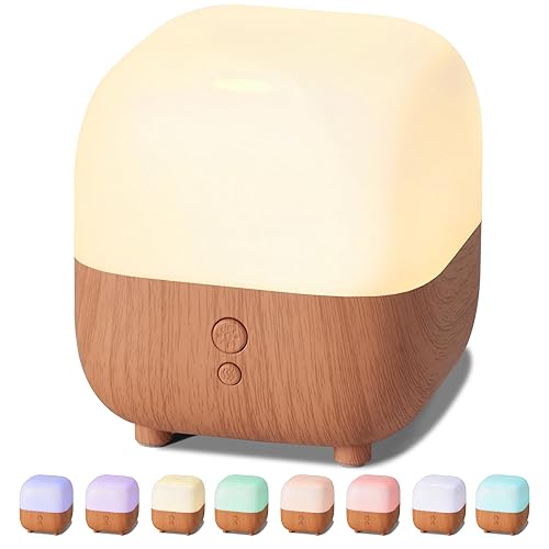 Difusor de Aceites Esenciales InnoGear – Humidificador Portátil USB-C de 150ml con Luces LED