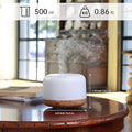 Difusor de Aromaterapia Asakuki 500ml – Humidificador Ultrasónico con Control Remoto y Temporizador