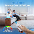 Difusor de Aromaterapia Asakuki 500ml – Humidificador Ultrasónico con Control Remoto y Temporizador
